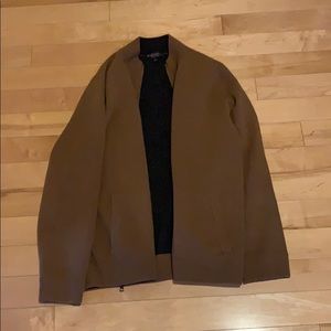 Brooks brothers cashmere blend full zip sweater